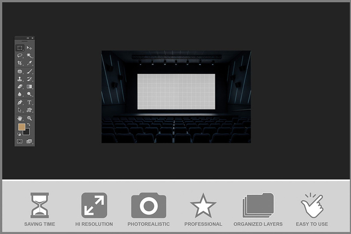 Event Stage Backdrop Scene Generator, a Product Mockup by Bruno's Shop