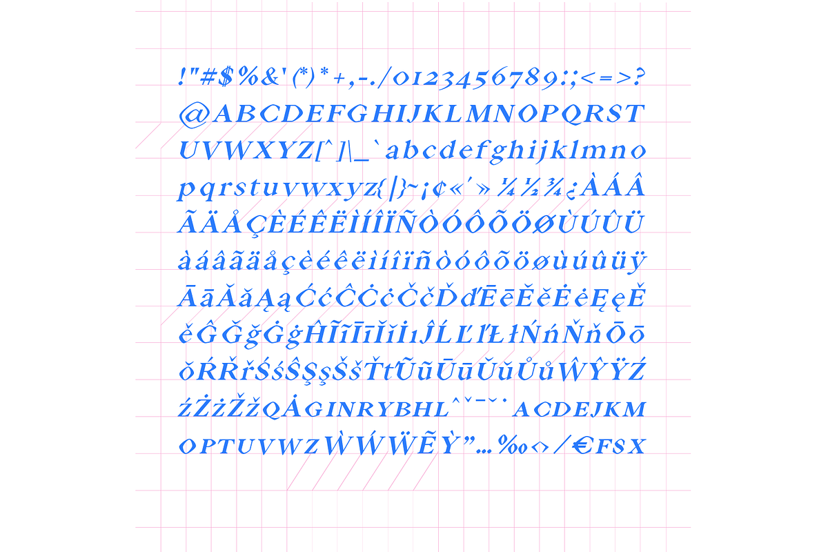 Venus Font preview 2