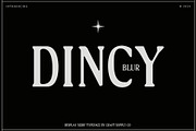 Dincy Blur, a Serif Font by Craft Supply Co. (Thumbnail 1 of 8)