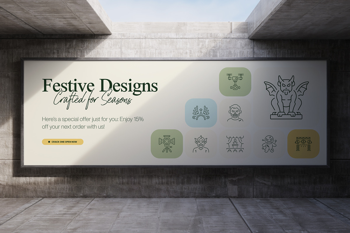 705 Seasonal and Festive Icon, an Outline Icon by Prosymbols (Photo 4 of 14)