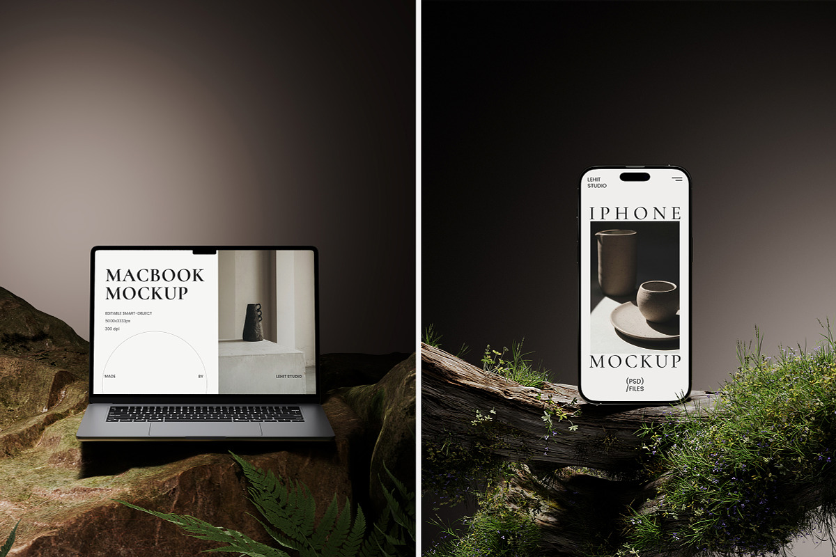 Wild Nature | Apple Devices Mockups, a Device Mockup by lehit.studio (Photo 2 of 7)