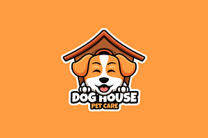 Dog House Pet Care Logo