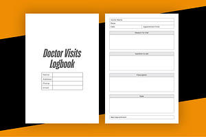 Doctor Visits Logbook KDP Interior