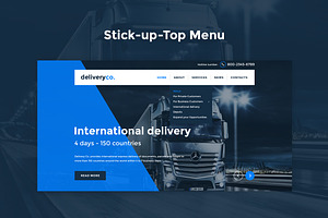 Delivery Services Website Template