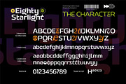 Eighty Starlight, a Sans Serif Font by Godbless Studio (Thumbnail 17 of 18)
