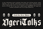 CS Aspen Drawn, a Blackletter Font by Craft Supply Co. (Thumbnail 3 of 8)