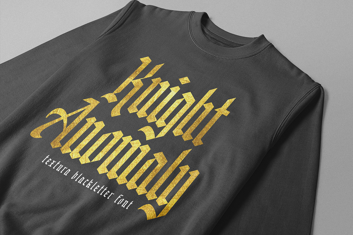 Knight Anomaly, a Blackletter Font by Arterfak Project (Photo 9 of 11)