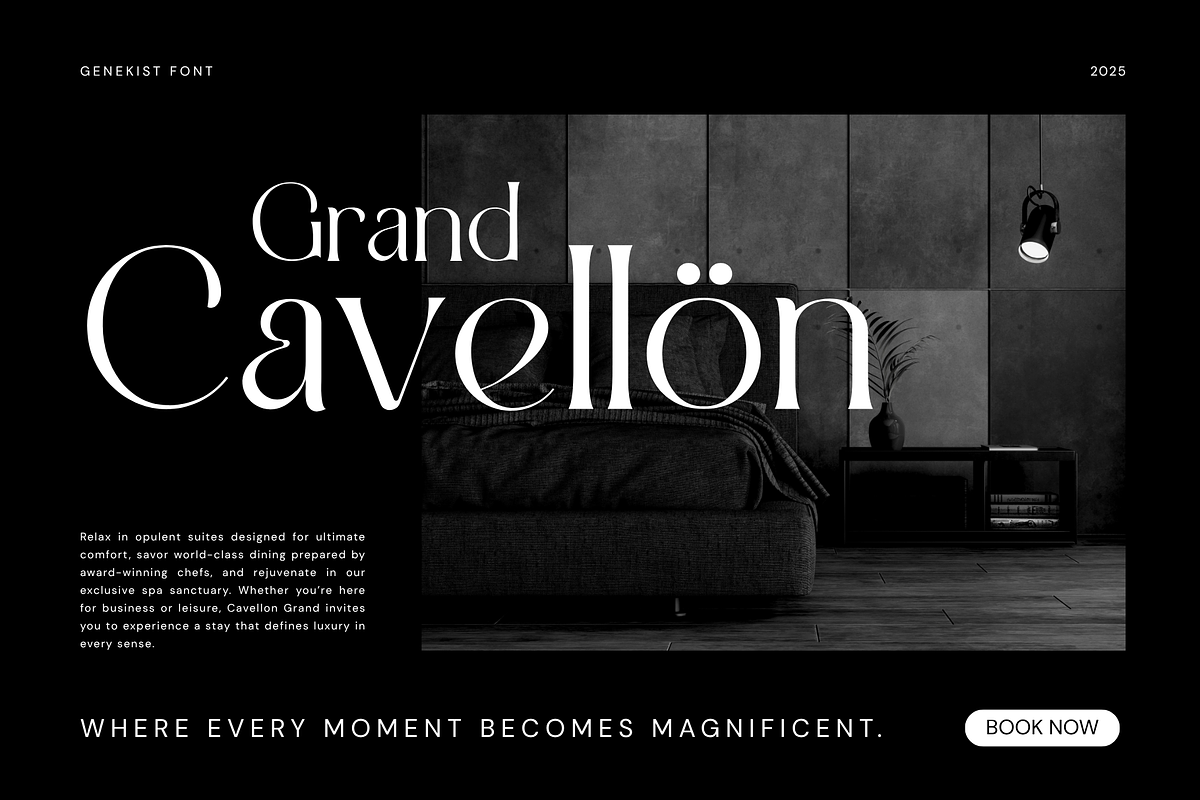 Genekist - Serif Font, a Font by Sronstudio (Photo 8 of 13)