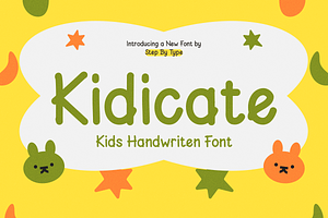 Kidicate - Playful handwriting
