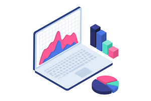 Data Analytics Concept, Chart And