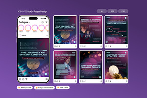 Bitcoin Era - Instagram Post, a Social Media Template by Izdihaar_Studio