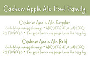 Cashew Apple Ale Font Family, a Script Font by Brittney Murphy Design (Thumbnail 2 of 3)