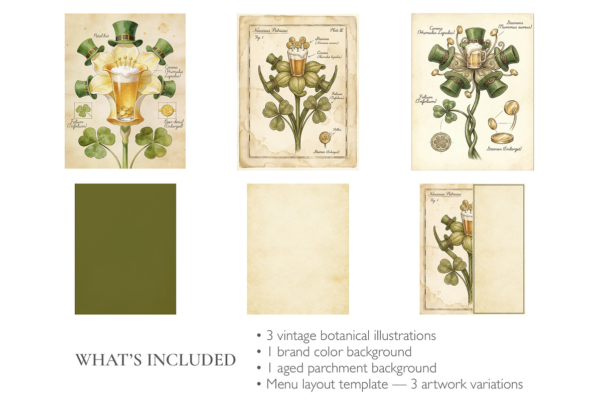 St. Patrick’s Irish Pub Templates., a Print Template by IrinaCzaran (Photo 6 of 7)