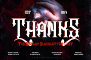 Velgrynd - Display Blackletter Font, a Blackletter Font by Dhabee (Thumbnail 8 of 17)