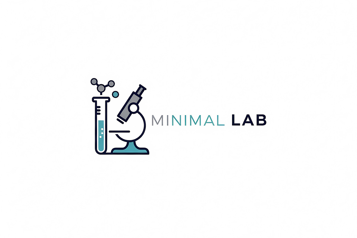 Minimal Lab Logo, a Branding & Logo Template by Logocreative (Photo 1 of 2)