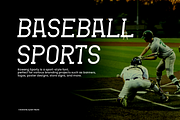 Roweng Sporty - Baseball Font, a Slab Serif Font by Iqsiart Studio (Thumbnail 2 of 7)