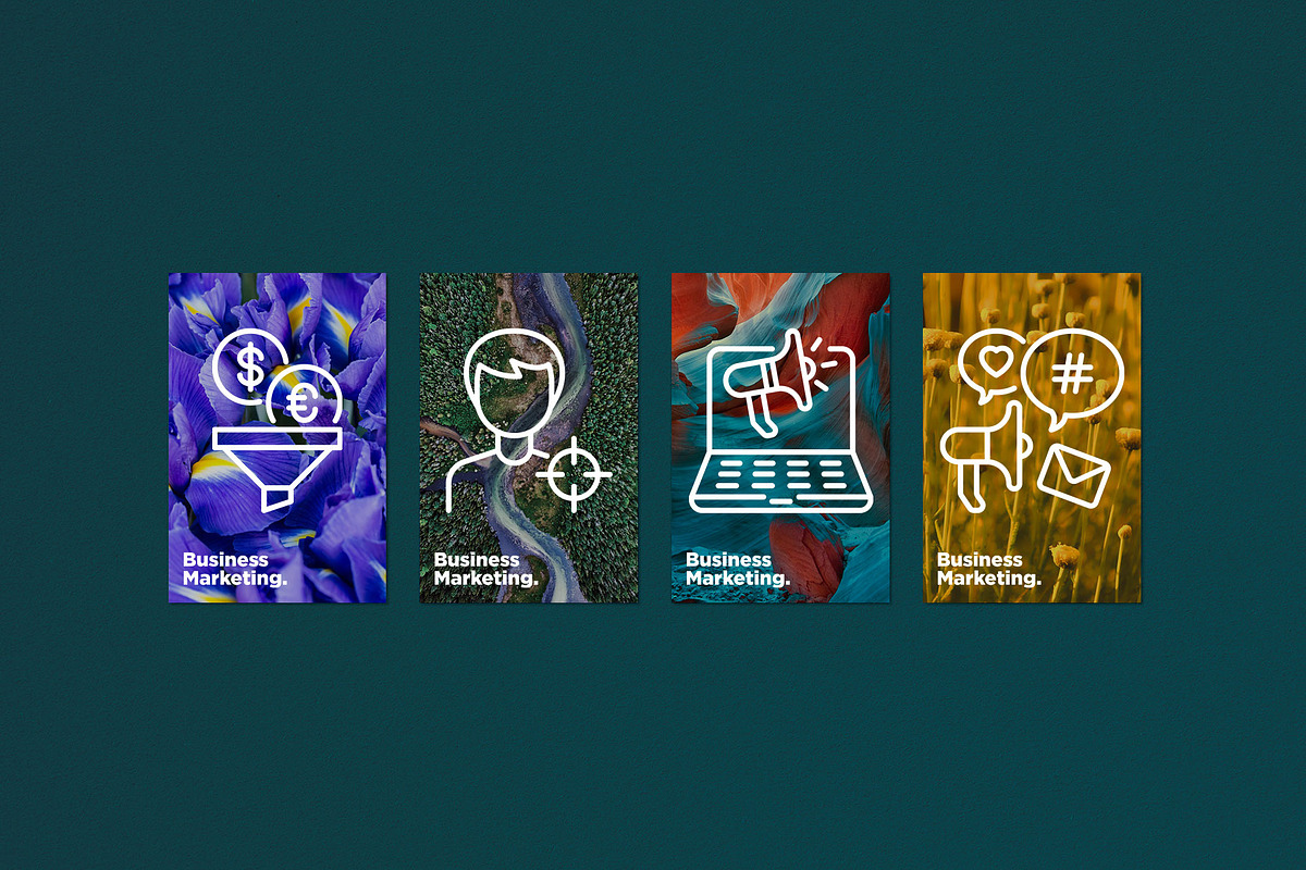 Business Marketing | 16 Icons Set, an Outline Icon by Alex Blogoodf (Photo 12 of 15)