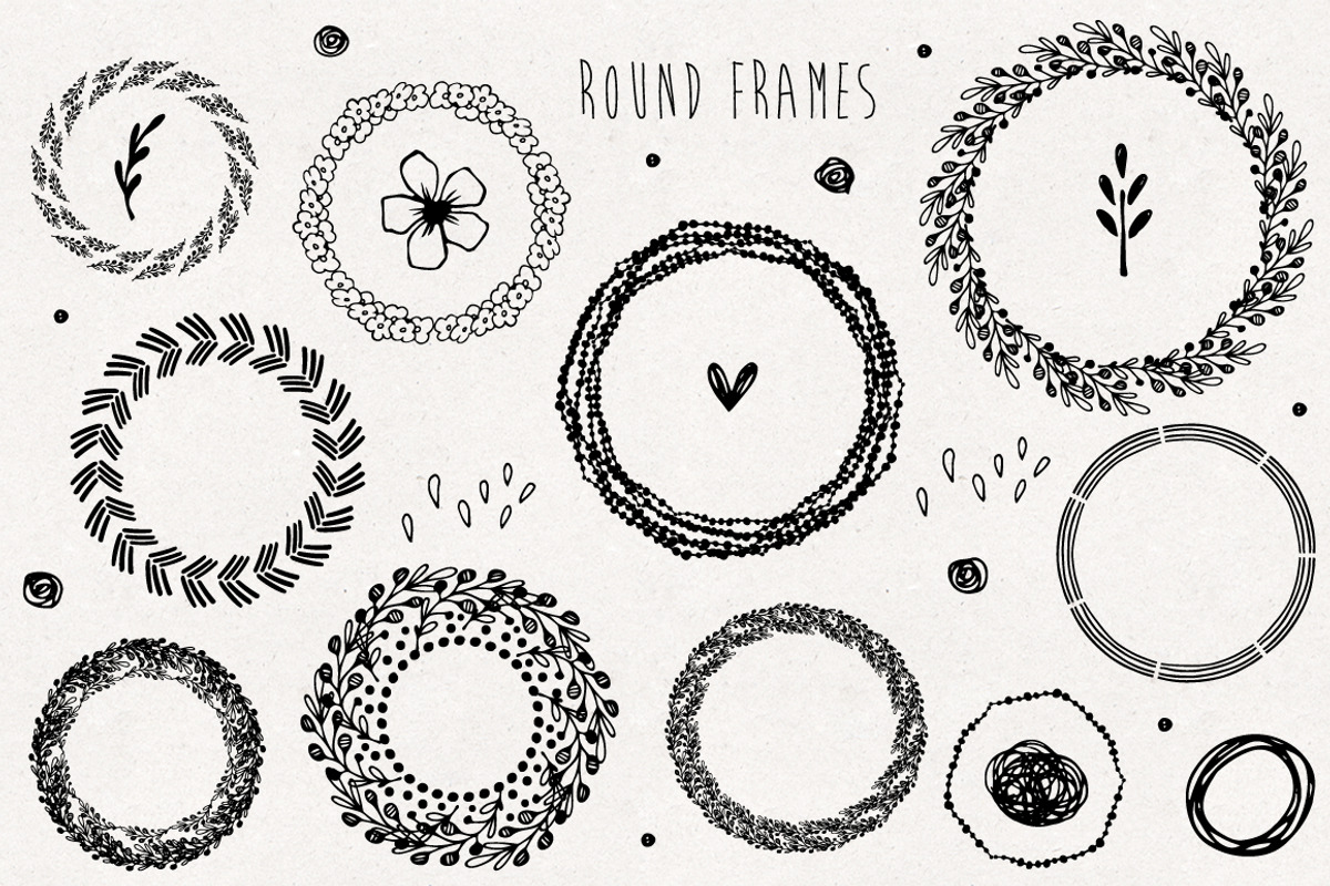Hand drawn elements collection, an Object Graphic by MiraBell (Photo 3 of 5)