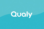 Qualy Logo Font, a Sans Serif Font by Shina Design (Thumbnail 1 of 9)