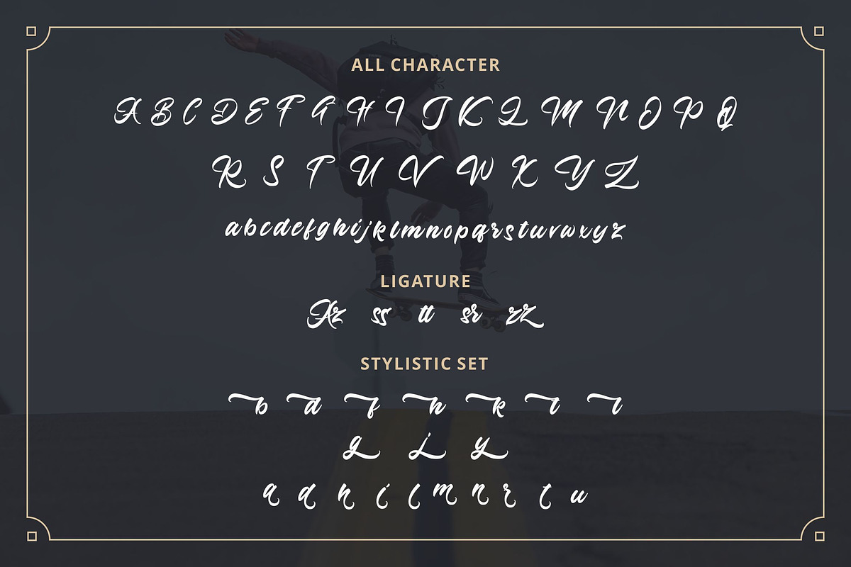 Azingdar - Retro Bold Script Font, a Script Font by StringLabs (Photo 14 of 15)