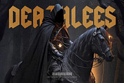 GRIND MODERN BLACKLETTER METAL FONT, a Blackletter Font by dansdesign (Thumbnail 6 of 7)