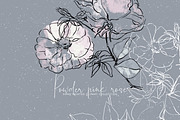 Hand-Drawn Abstract Rose Clipart, a Texture Illustration by Patishop Art (Thumbnail 1 of 9)