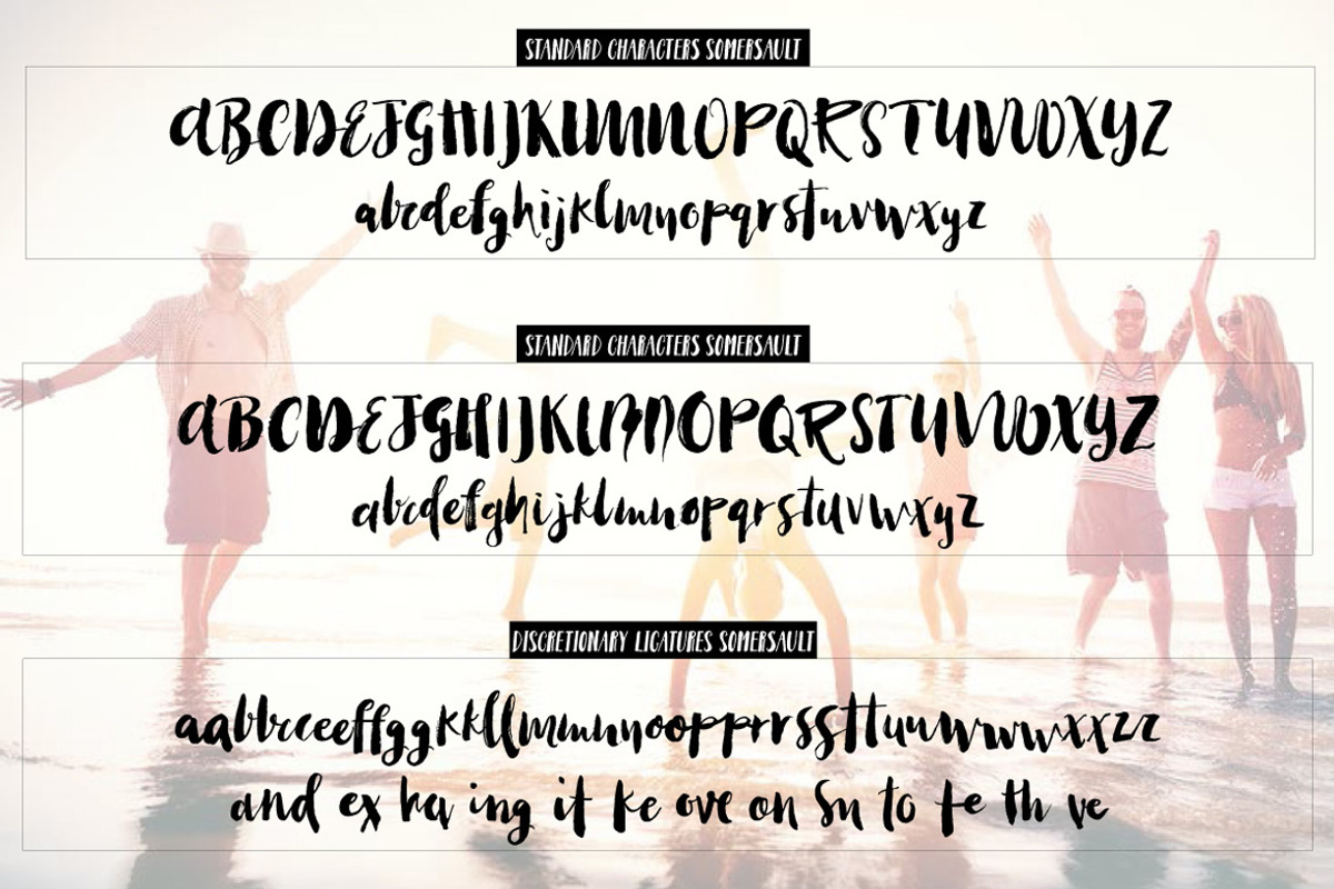 50% off Somersault, a Handwritten Font by Fontforecast (Photo 12 of 12)