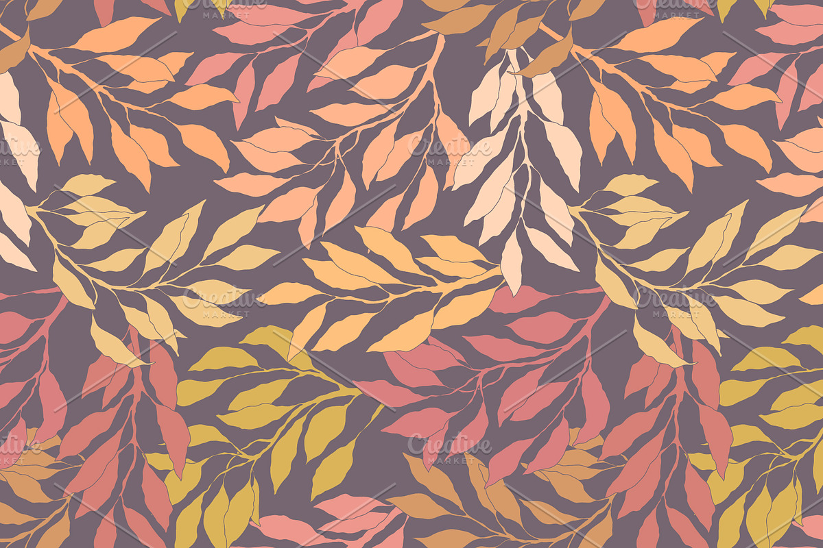 Foliage Pattern, a Pattern Graphic by Marina Demidova (Photo 3 of 7)