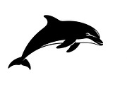 Dolphin Jumping Silhouette Vector, an Illustration by Designs_River (Thumbnail 15 of 51)
