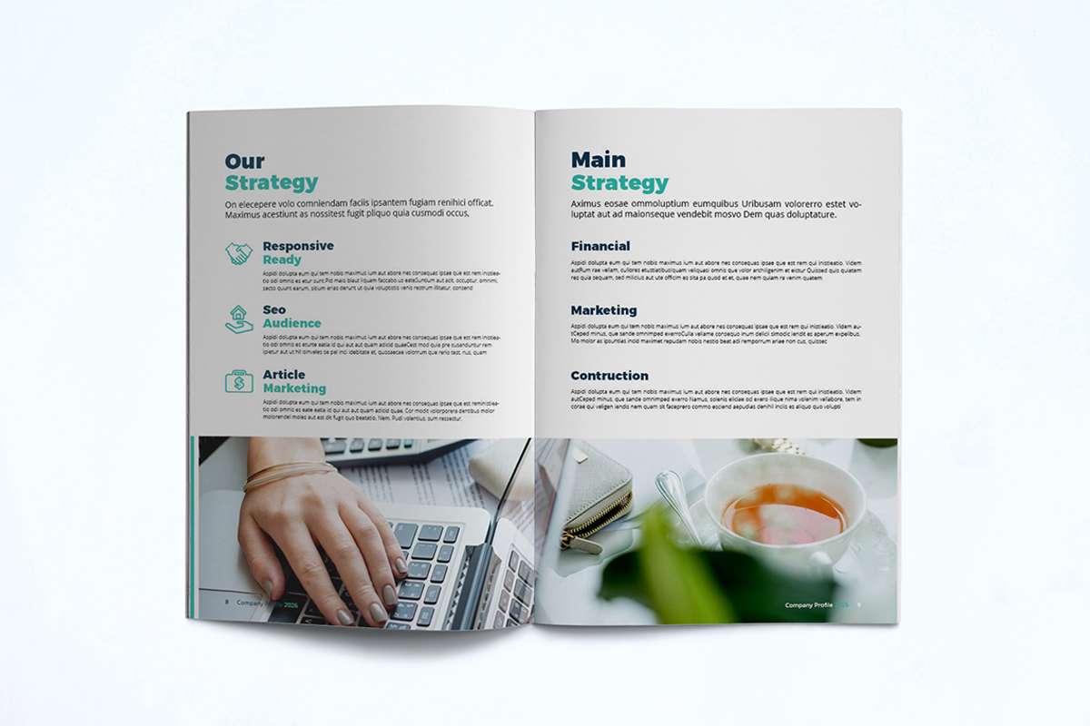 Company Profile Template, a Brochure Template by UnicodeID (Photo 7 of 12)