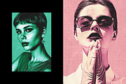 Retro Pop-Art Poster Effect, a Layer Style Add-On by Design Squad (Thumbnail 2 of 4)