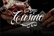 Amigos Chicano Script Tattoo Font, a Script Font by WhymoreArt (Thumbnail 2 of 13)