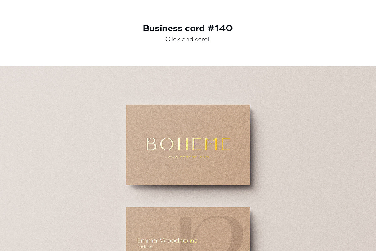 Business Card Logo Template Bundle, a Product Mockup by FoundImages (Photo 153 of 163)