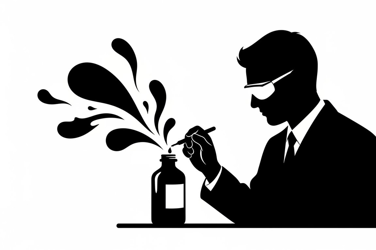 This Scientist Lab Silhouettes, an Illustration by Amazin_art (Photo 28 of 31)
