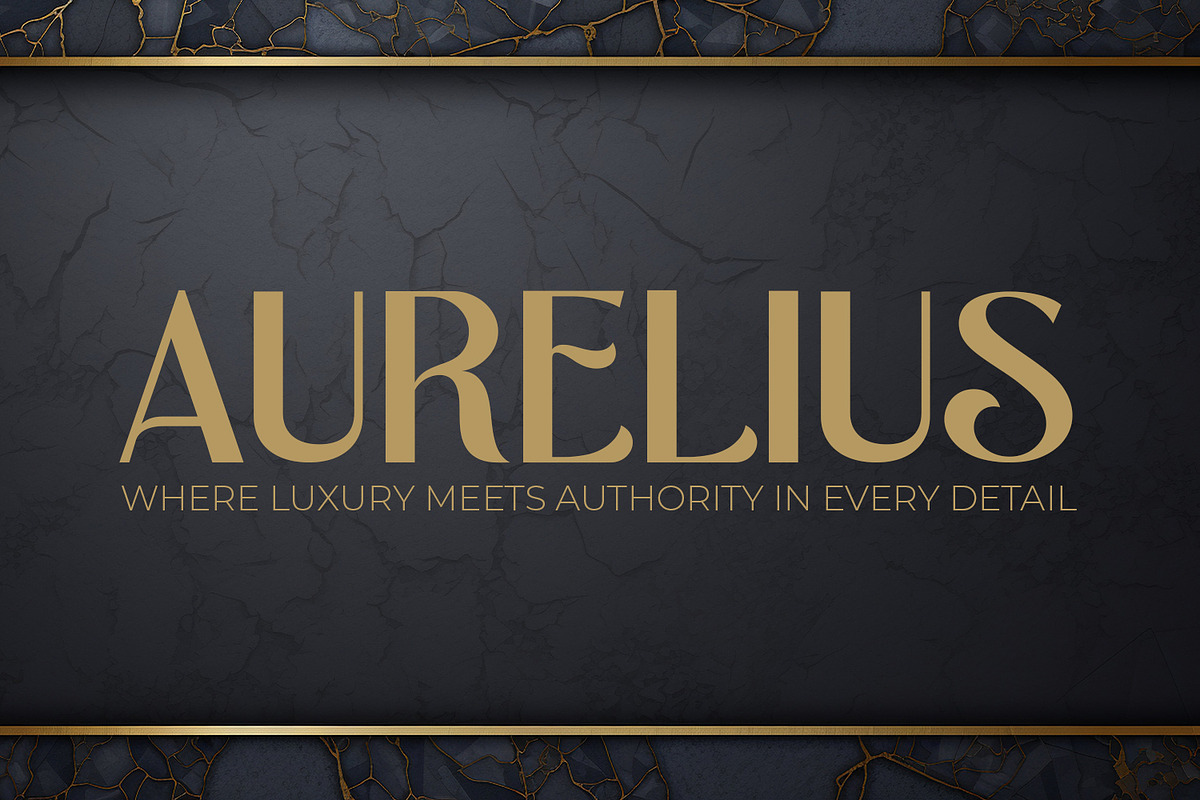 Aurelius - Luxury Serif Typeface, a Serif Font by OWPictures (Photo 1 of 8)