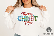 Merry Christmas Sublimation PNG, an Illustration by Designking (Thumbnail 2 of 6)
