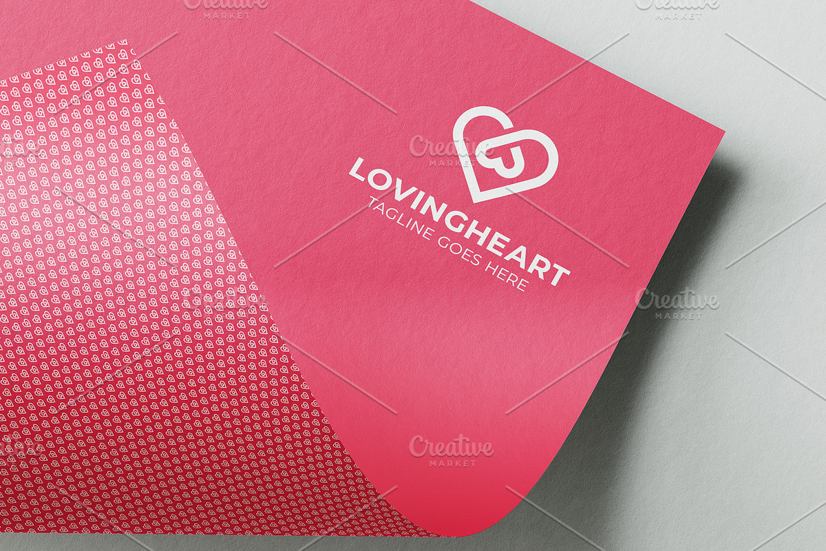 Loving Heart Logo Template, a Branding & Logo Template by Logo Lab (Photo 3 of 4)