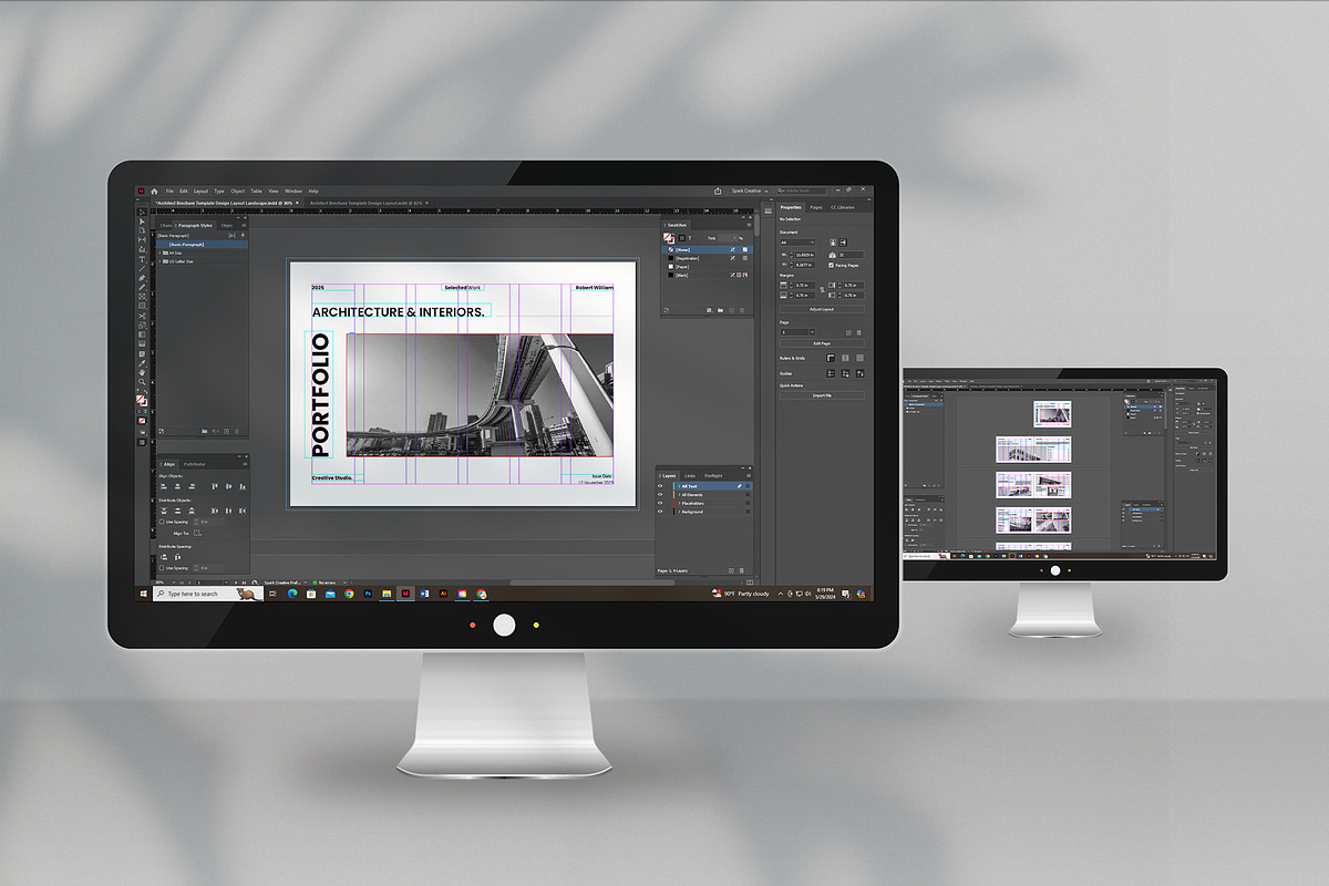 Architecture Brochure Template Lands, a Brochure Template by Spark_Creative (Photo 10 of 12)
