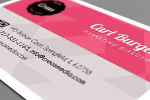 Clean Business Card Template 07