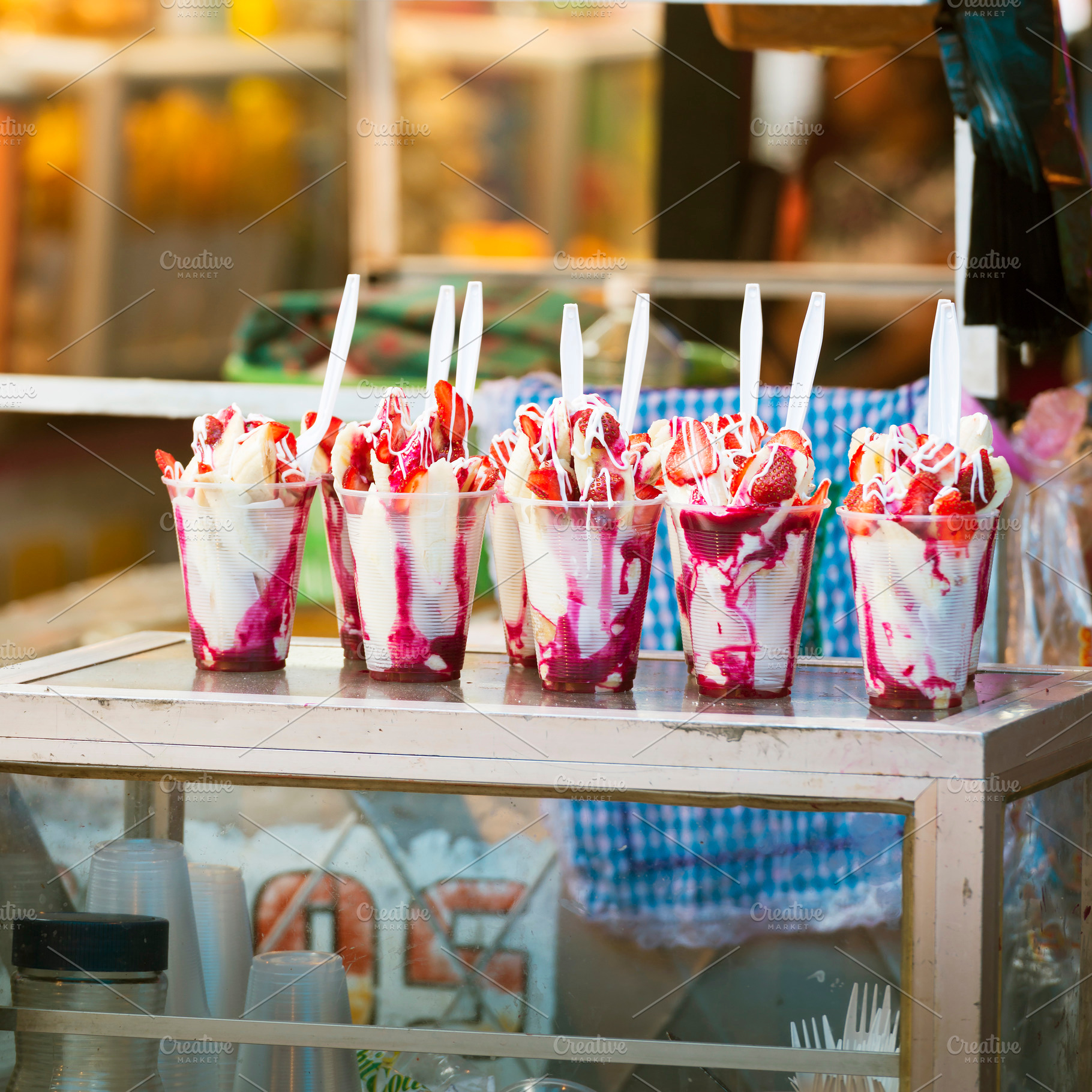 Strawberries And Cream, a Food & Drink Photo by THP Creative