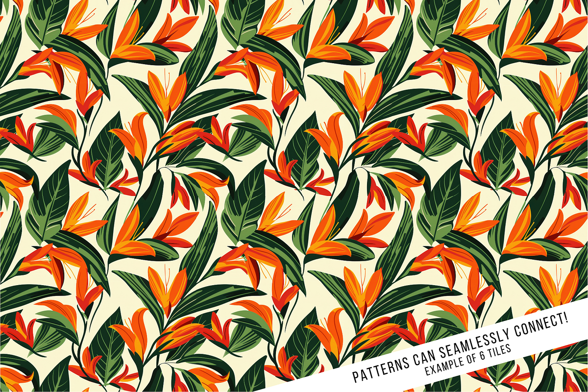Retro Hawaiian Print Digital Paper, a Pattern Graphic by Chromolume Studio (Photo 13 of 28)