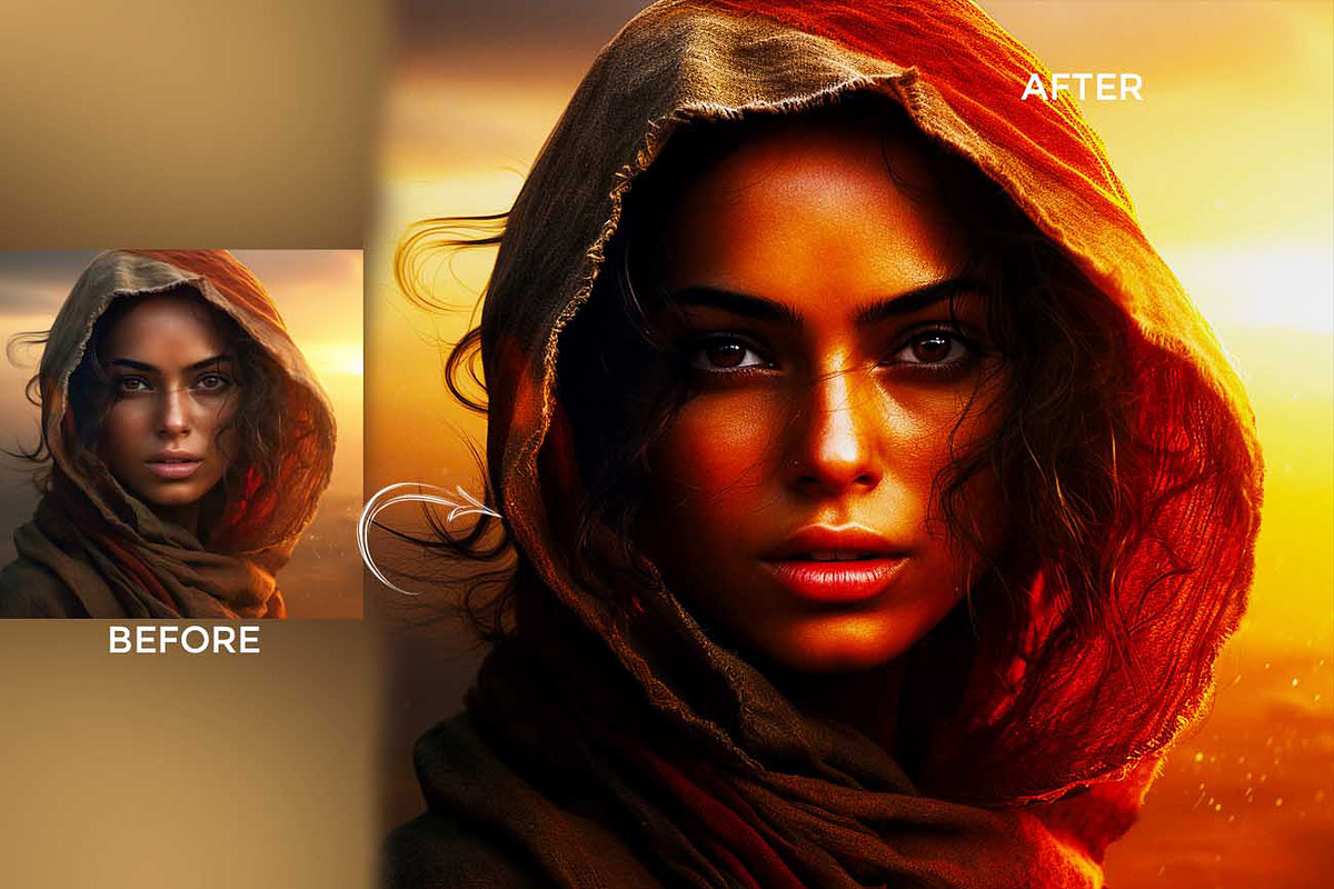 Ultra HD Portrait Enhancer PS Action, an Action Add-On by Studio Retouch (Photo 3 of 10)