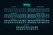 Begstick Modern Futuristic Font, a Sans Serif Font by Drizy (Thumbnail 2 of 9)