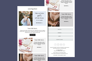 Jewelry Email Template