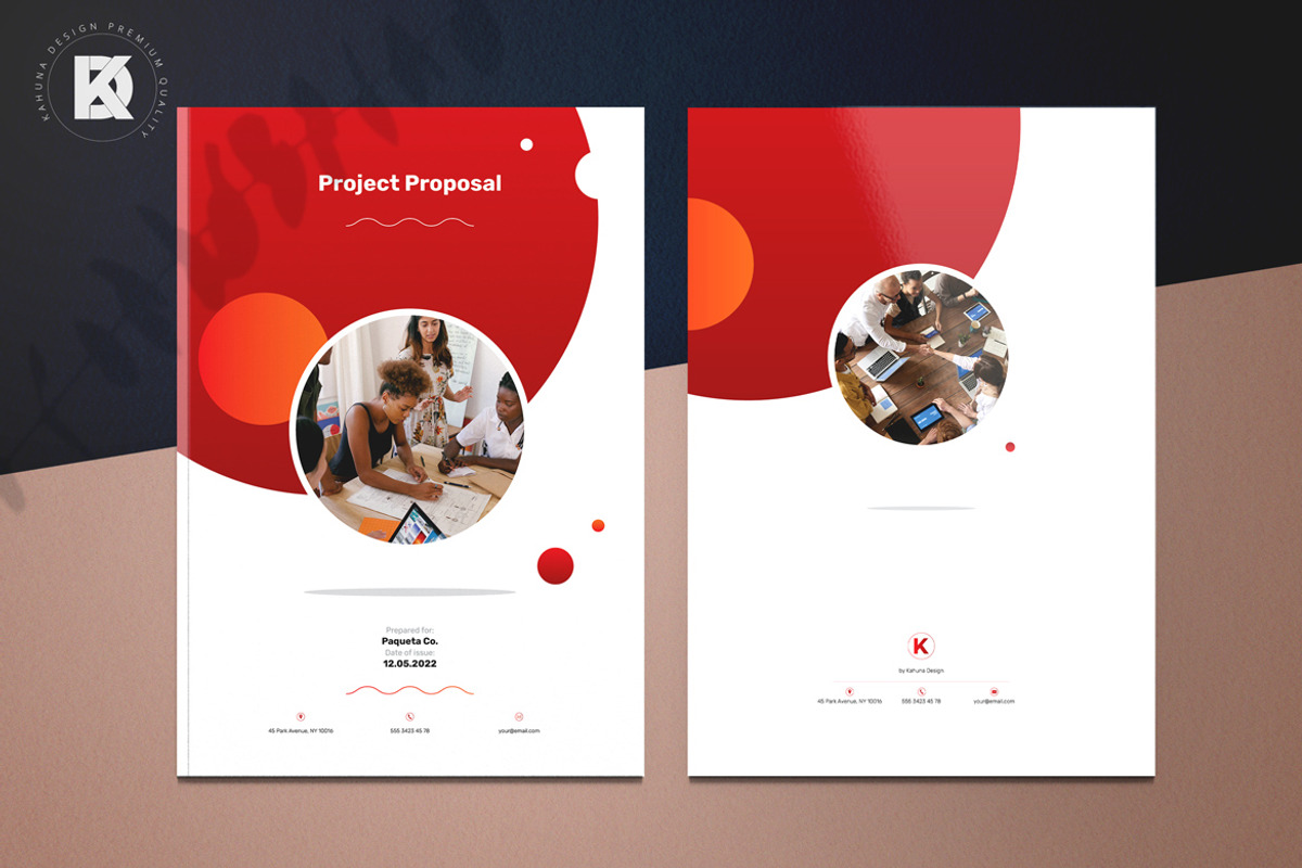 Red Project Proposal / Brochure, a Brochure Template by Kahuna Design (Photo 12 of 12)