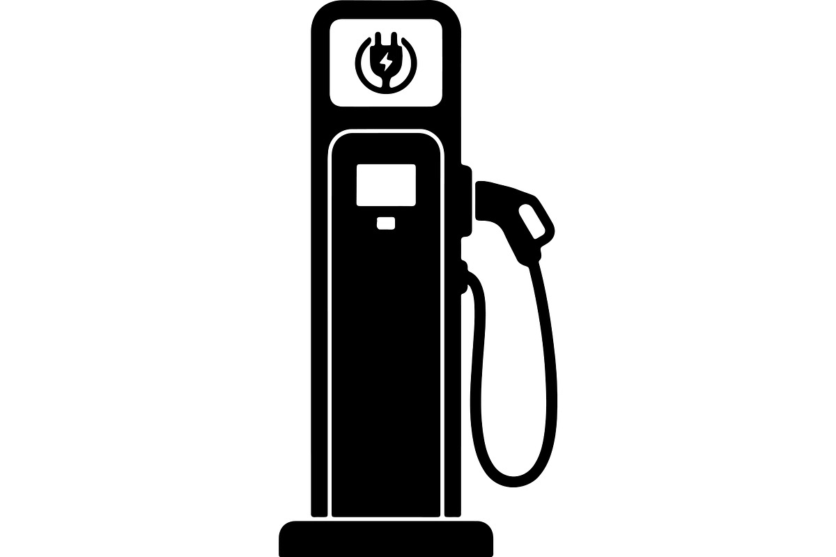 EV Charging Station Icon Bundle, a Technology Illustration by jahid234 (Photo 4 of 13)