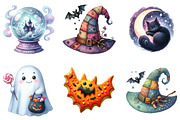 Halloween PNG Clipart Sublimation Bu, an Illustration by DreamArtGraphic (Thumbnail 4 of 5)
