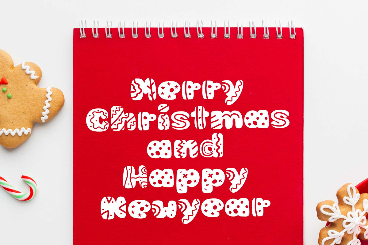 Xmas Enjoy font, a Handwritten Font by KengGraphic (Photo 7 of 10)