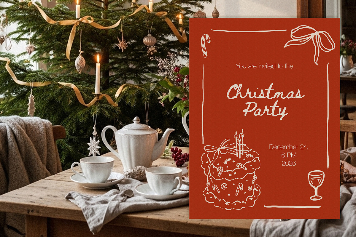 Christmas Embossed Frames & Line art, a Texture Graphic by divanovskaya_nv (Photo 13 of 16)