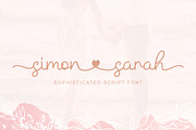 Simon and Sarah - Sophisticated Font, a Script Font by Littlehand (Thumbnail 1 of 9)